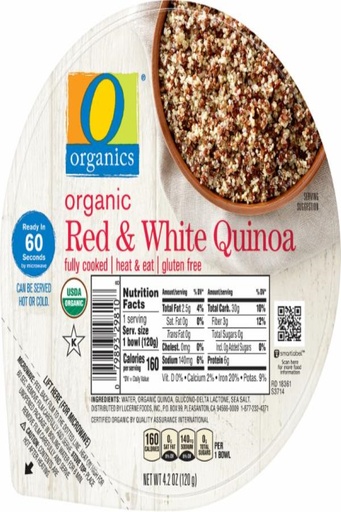 QUINOA BOWL RED & WHITE 4.2 OZ