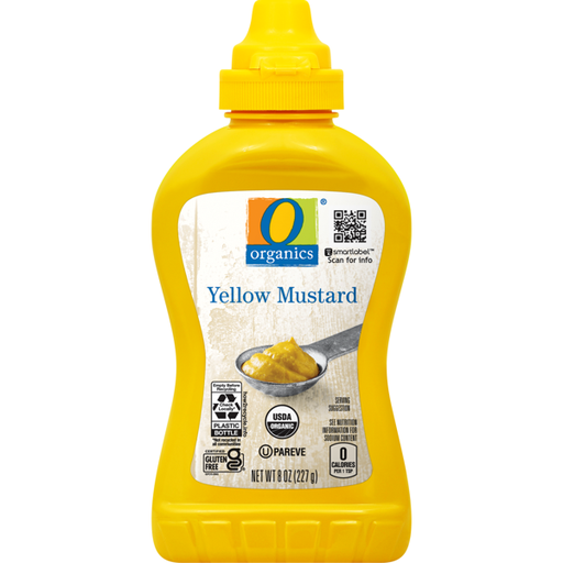 MUSTARD SQUEEZE YELLOW ORGNC 8 OZ