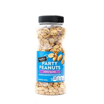 PARTY PEANUTS LIGHT SALT 16 OZ
